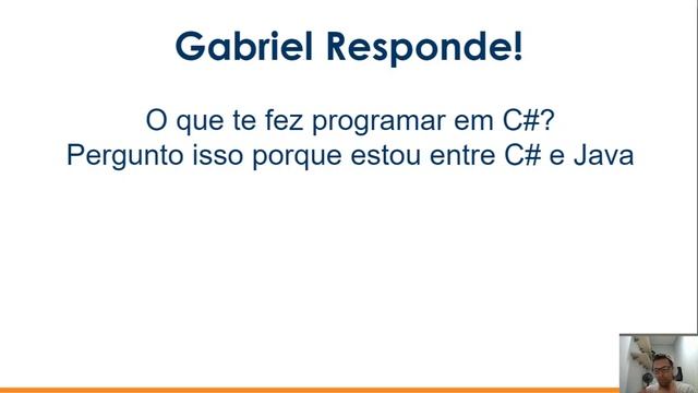 C# ou Java? | S01 E02 - Gabriel Responde! смотреть онлайн