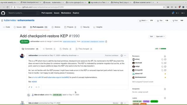 Kubernetes SIG Node 20210727 смотреть онлайн