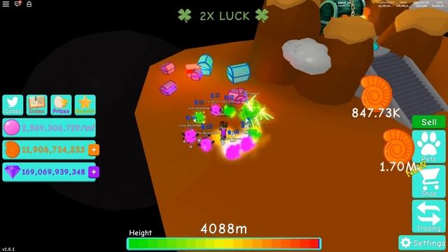 НОВАЯ ТОП-1 СЕКРЕТНАЯ ЛЕГЕНДА POT O'GOLD! СИМУЛЯТОР ЖВАЧКИ РОБЛОКС! POT O'GOLD BUBBLE GUM SIMULATOR смотреть онлайн