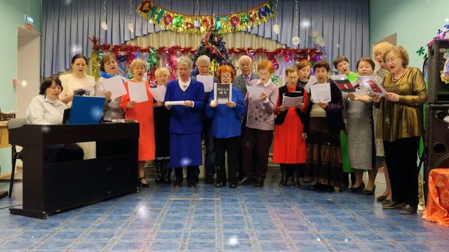 Новогоднее поздравление от Народного коллектива Академического хора смотреть онлайн