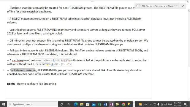 File Streaming and Dump Directory Configuration смотреть онлайн