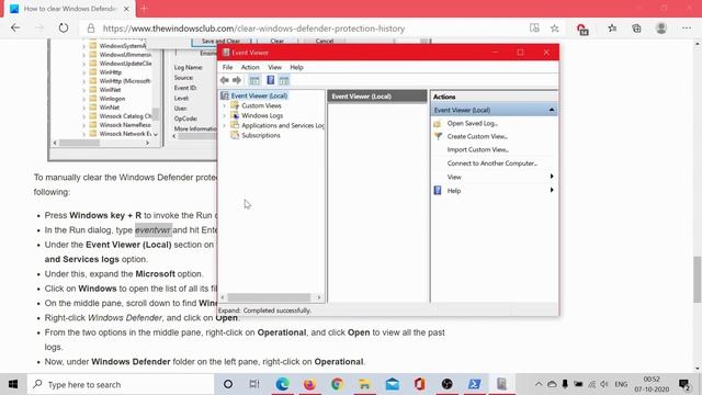 How to manually clear Windows Defender Protection History in Windows 10 смотреть онлайн