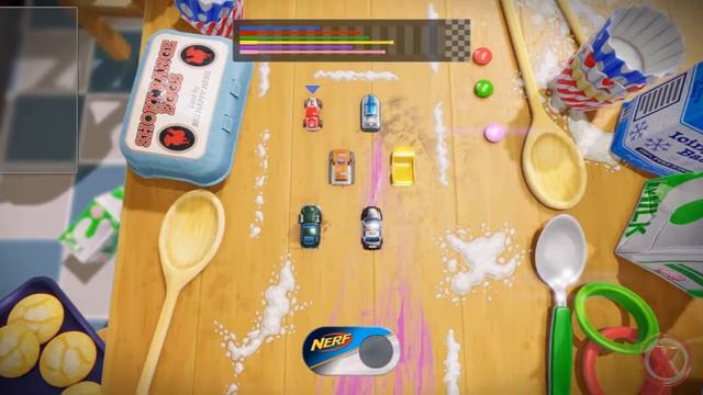 Micro Machines World Series - #11 Elimination | Mixer Madness (gameplay) [1080p 60fps] смотреть онлайн