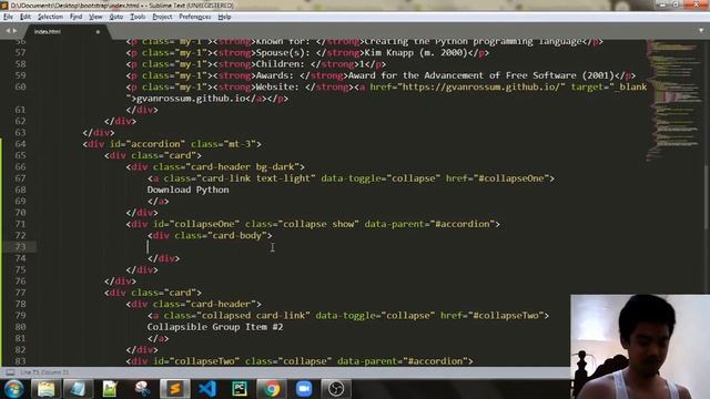Bootstrap | Part 6: Accordion смотреть онлайн
