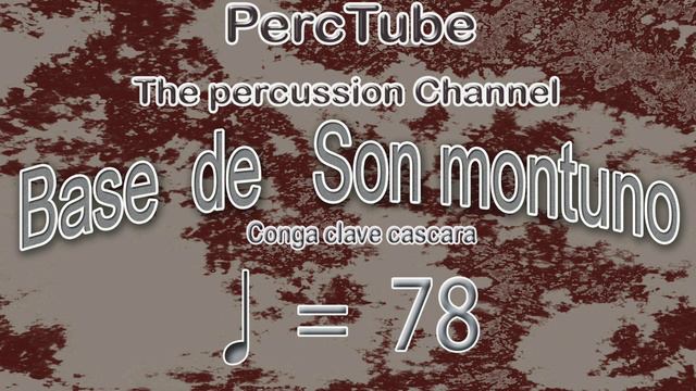 Base de son montuno (Congas, clave y cascara) a 78 BPM смотреть онлайн