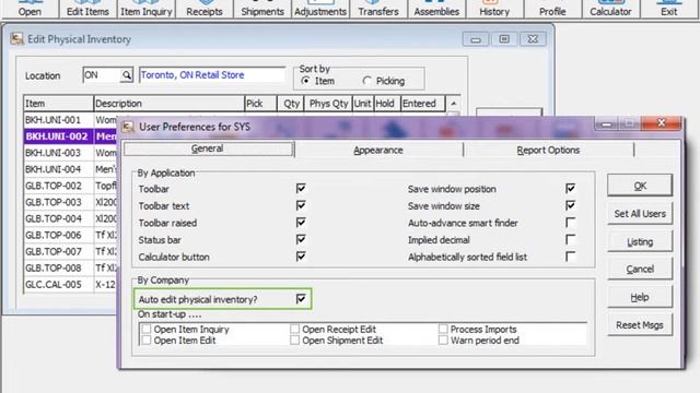 Adagio Inventory - Physical Inventory смотреть онлайн