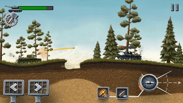 Front Line Hills НОВАЯ ИГРА про танки на андроид, обзор и прохождение ЧАСТЬ 1.