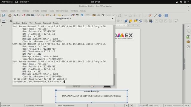 Servidor radius en debian 9 смотреть онлайн