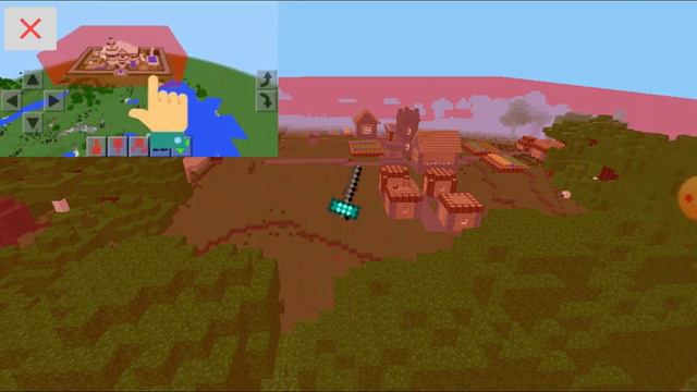 я сделал деревню в плоском мире. смотреть онлайн