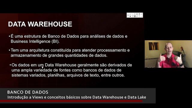 Banco de Dados - Introdução a Views e conceitos básicos sobre Data Warehouse e Data Lake смотреть онлайн