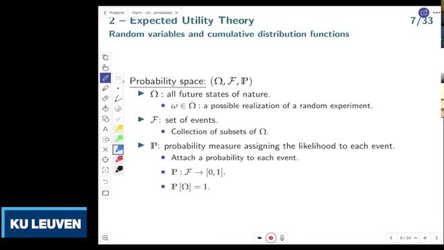 Zoom Lecture 1: Foundations Of Quantitative Risk Measurement