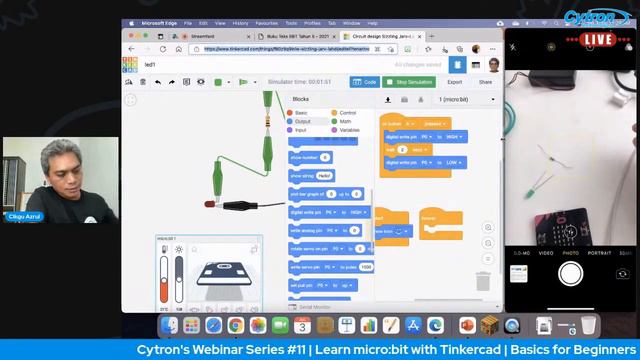 Learn micro:bit with Tinkercad | Basics for Beginners смотреть онлайн