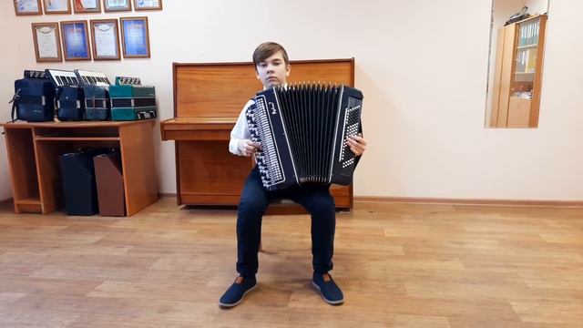 Гавриловец Иван, 13лет, Баян. М. Блантер "В лесу поифронтовом" Г. Беляев "Цыганский микс". смотреть онлайн