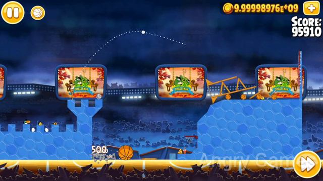 Angry Birds Seasons 3 Stars Hаm Dunk 8 Level смотреть онлайн