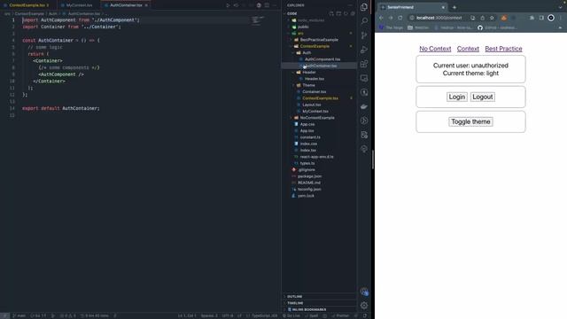 Контекст в React. useContext и вложенные Context.Provider смотреть онлайн