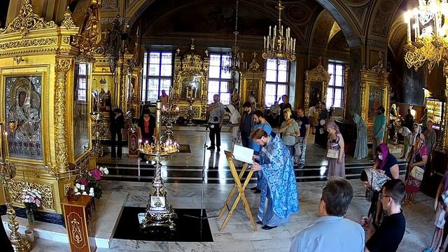 28.8.22 Вечерня и утреня. Попразднство Успения Пресвятой Богородицы. смотреть онлайн
