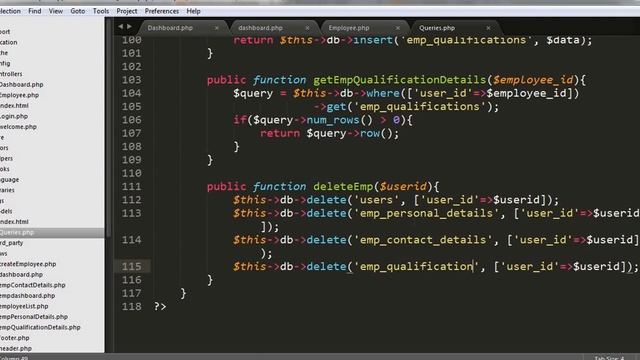 HRMS Advance Reports using PHP Codeigniter - Delete Employee смотреть онлайн