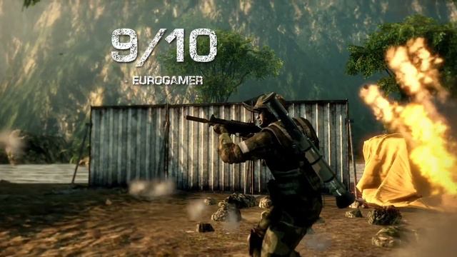Battlefield Bad Company 2 - Видеоролик с запуска игры смотреть онлайн