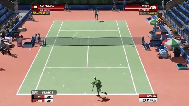 Virtua Tennis 3 -the best tennis game- Mens single very hard level one смотреть онлайн