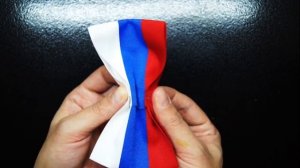 Галстук - бабочка триколор . Очень просто .