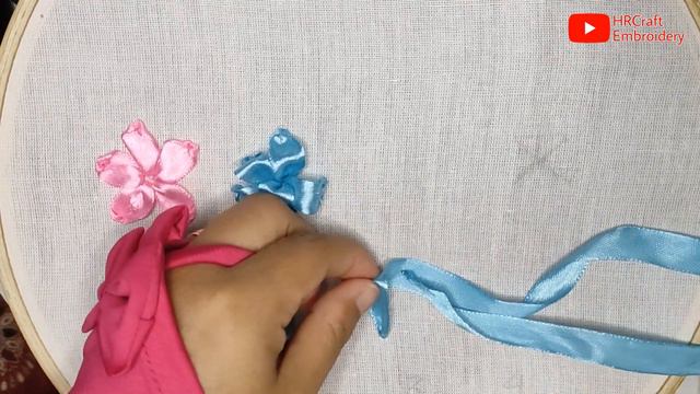 Teknik Dasar Sulam Pita Ribbon Stitch || Basic Technique of Ribbon Embroidery смотреть онлайн