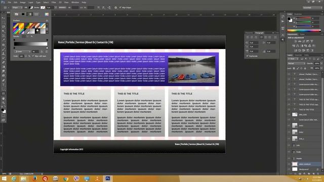 Photoshop Web Mock-Up Design Crash Course смотреть онлайн
