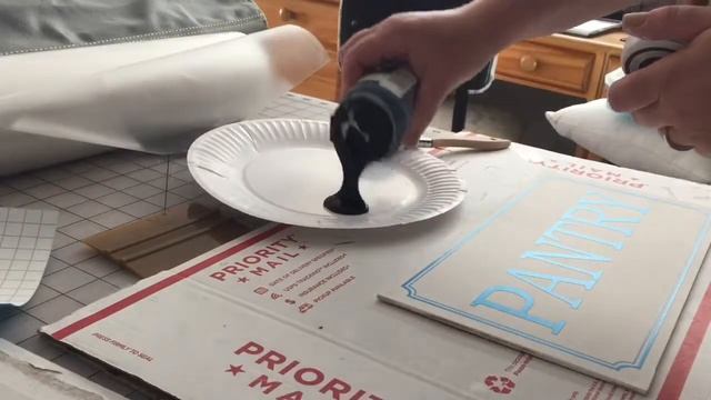 DIY Vinyl Stencil Wood Pantry Sign смотреть онлайн