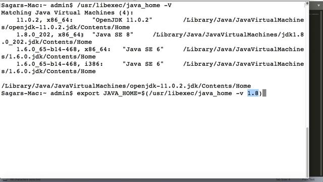 How to switch jdk in mac | see list of all jdk installed in mac смотреть онлайн