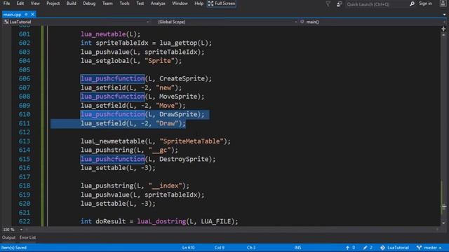 Embedding Lua in C++ #12 - Reading Object Properties смотреть онлайн