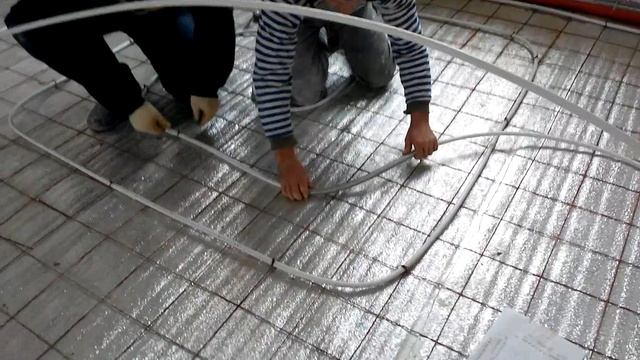 Монтаж теплых полов в таунхаусе "Семейный" смотреть онлайн