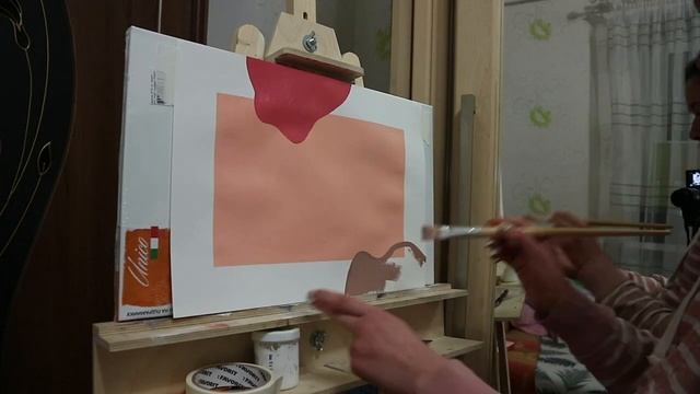 Стильная Абстрактная Картина за 5 минут/ Stylish Abstract Painting In 5 Minutes