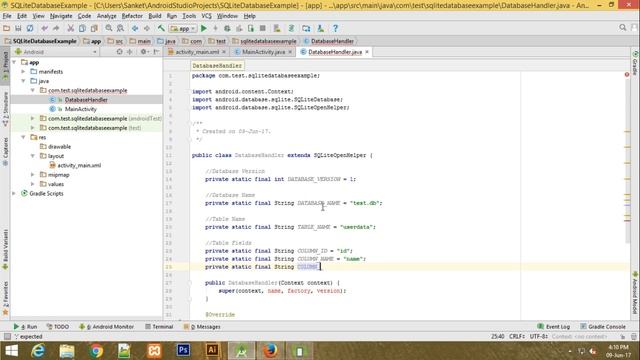 How to Create SQLite Database in Android Studio | Sanktips смотреть онлайн