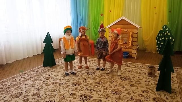 Сценка по ПБ - "Спичка в гостях у Гнома". Исполняют дети 4-5 лет (средняя группа детского сада) смотреть онлайн