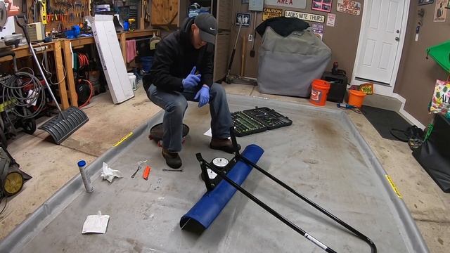 BEST SNOW SHOVEL EVER? Snowcaster Snowblade Snow Pusher Shovel With Wheels - Assembly And Review
