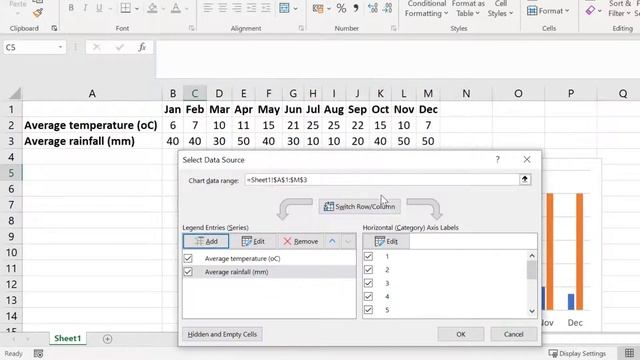 How To Combine A Line And Column Chart In Excel смотреть онлайн