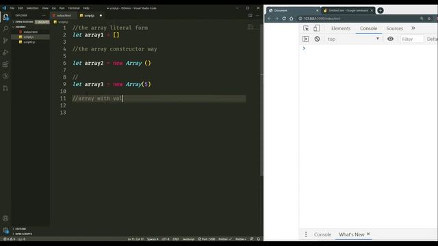 C01 : Ways to create new arrays | English & Hindi | Javascript Interviews | for beginners смотреть онлайн