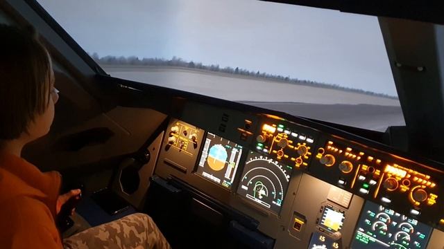 Sim Dream авиационные тренажеры.Тренажер самолета Airbus A320. Домодедово (UUDD) - Пулково (ULLI). смотреть онлайн
