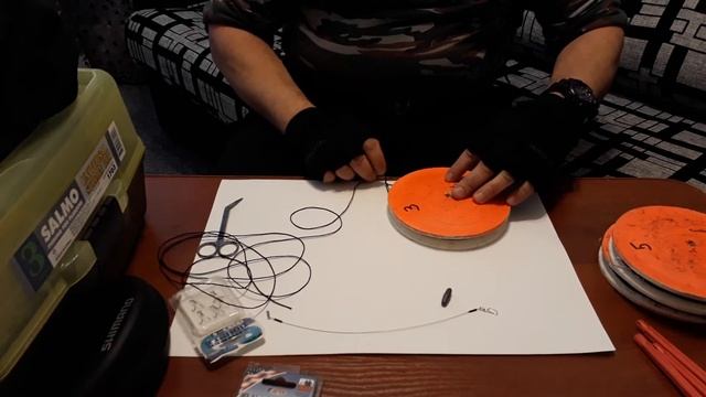 Подготовка к сезону. Оснастка кружка для ловли хищника. смотреть онлайн