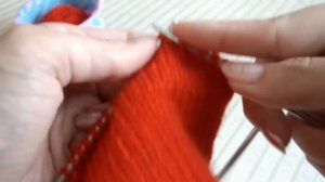 Классическая пятка на носках спицами