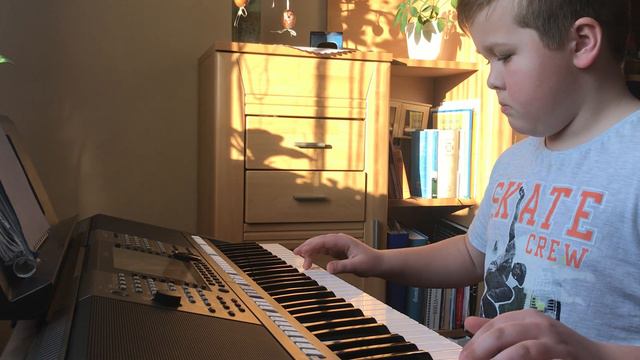 Popcorn cover on Yamaha PSR s770 Dados Music - Vladko Chrenko смотреть онлайн