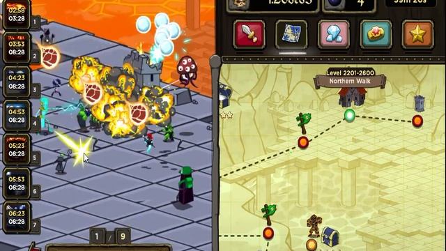 Zombidle Gameplay - Candy Land and more than 2.5B orbs смотреть онлайн