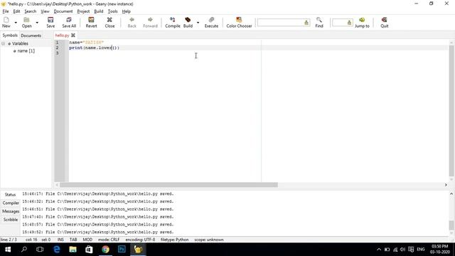 Basics of Python lecture 2|| Variable, Strings, Concatenate, Number, Addition programming||Code смотреть онлайн