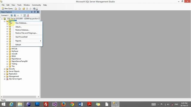طريقة اخد نسخة احتياطية من قاعدة البيانات واسترجاعها من خلال برنامج SQL Server смотреть онлайн