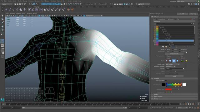 6 - Character skinning in Maya / Скиннинг персонажа в Maya смотреть онлайн