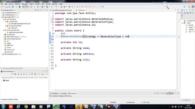 jpa spring boot practical | create project create entity create repository смотреть онлайн
