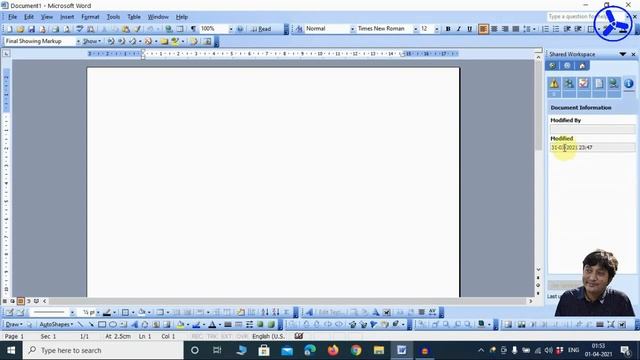 Microsoft Office Word 2003 [TOOLS – Shared Workspace..., Track Changes] Part-28 | ICTC (Govt. Regd. смотреть онлайн