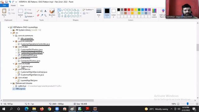 DAY 43 | JEE Patterns DAO Pattern Impl | Feb 22nd 2022 смотреть онлайн