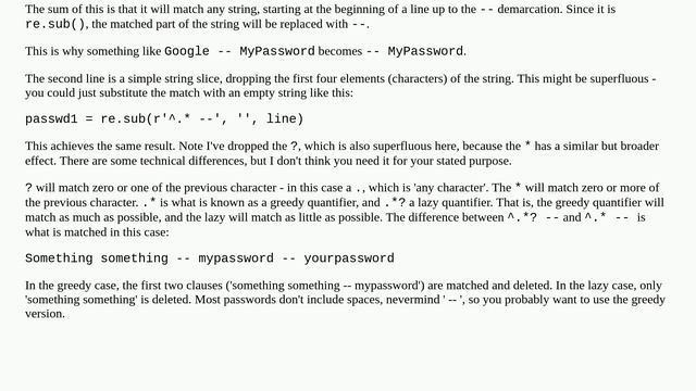 How to understand snippet of Regex смотреть онлайн
