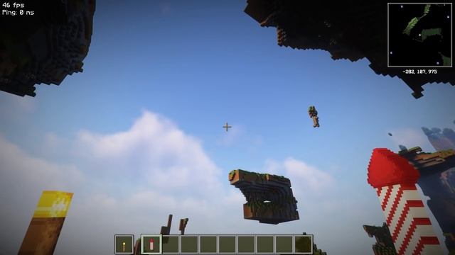 Floating islands are better than ever in Minecraft 1.18 смотреть онлайн