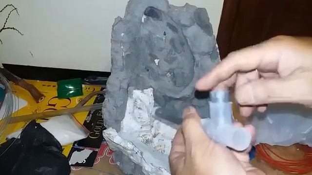 Membuat tebing batu aquarium dari semen смотреть онлайн